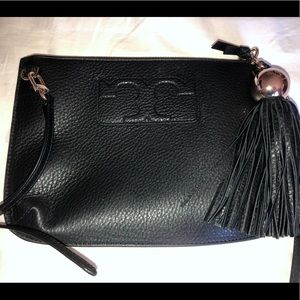 Tory Burch Black crossbody with tassel